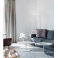 Popular design modern crystal led floor standing lamp for living room